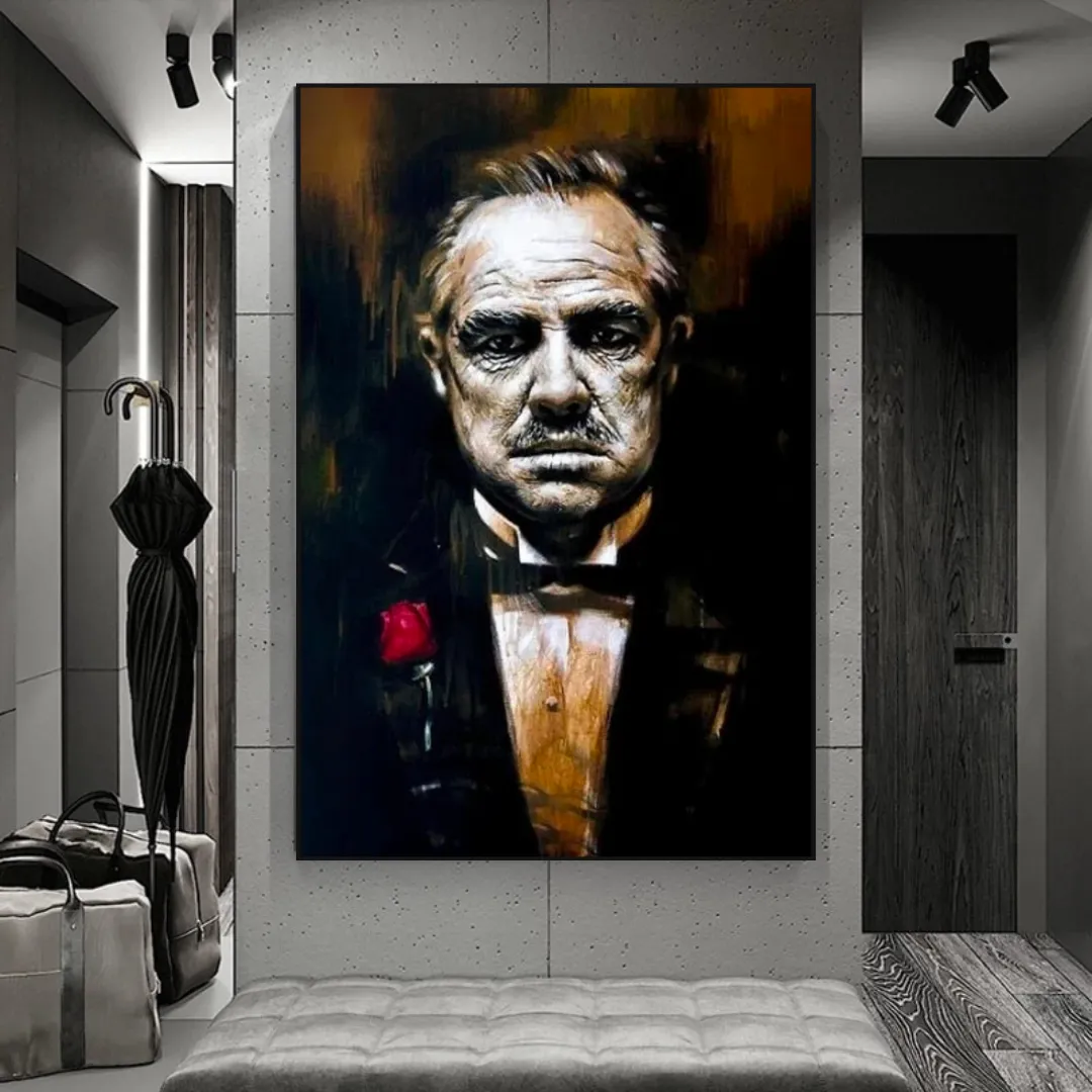 The Godfather Canvas Wall Art - Iconic Movie