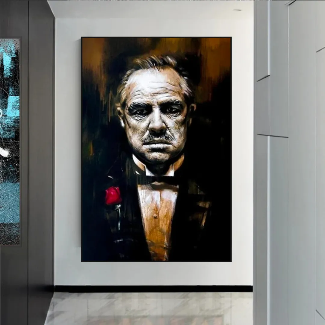 The Godfather Canvas Wall Art - Iconic Movie