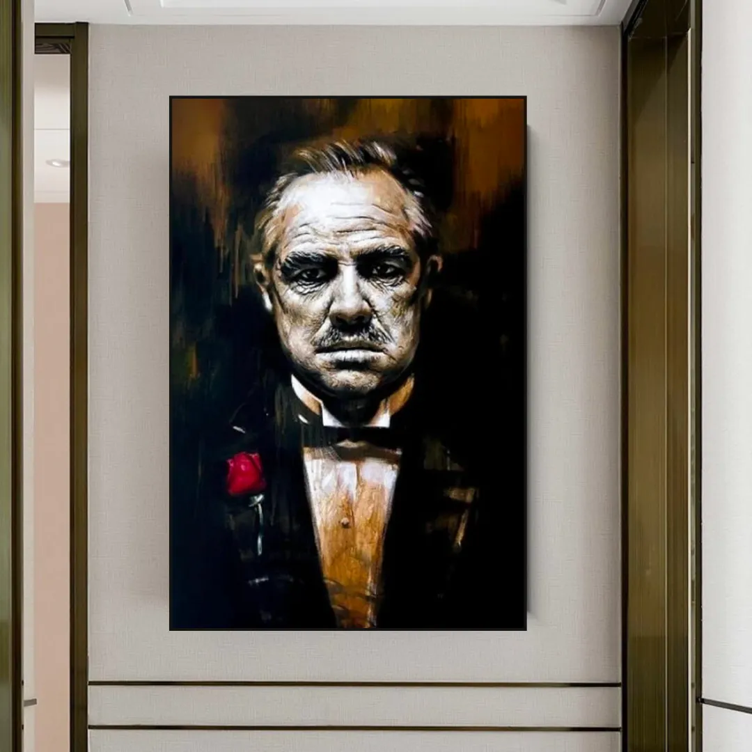 The Godfather Canvas Wall Art - Iconic Movie