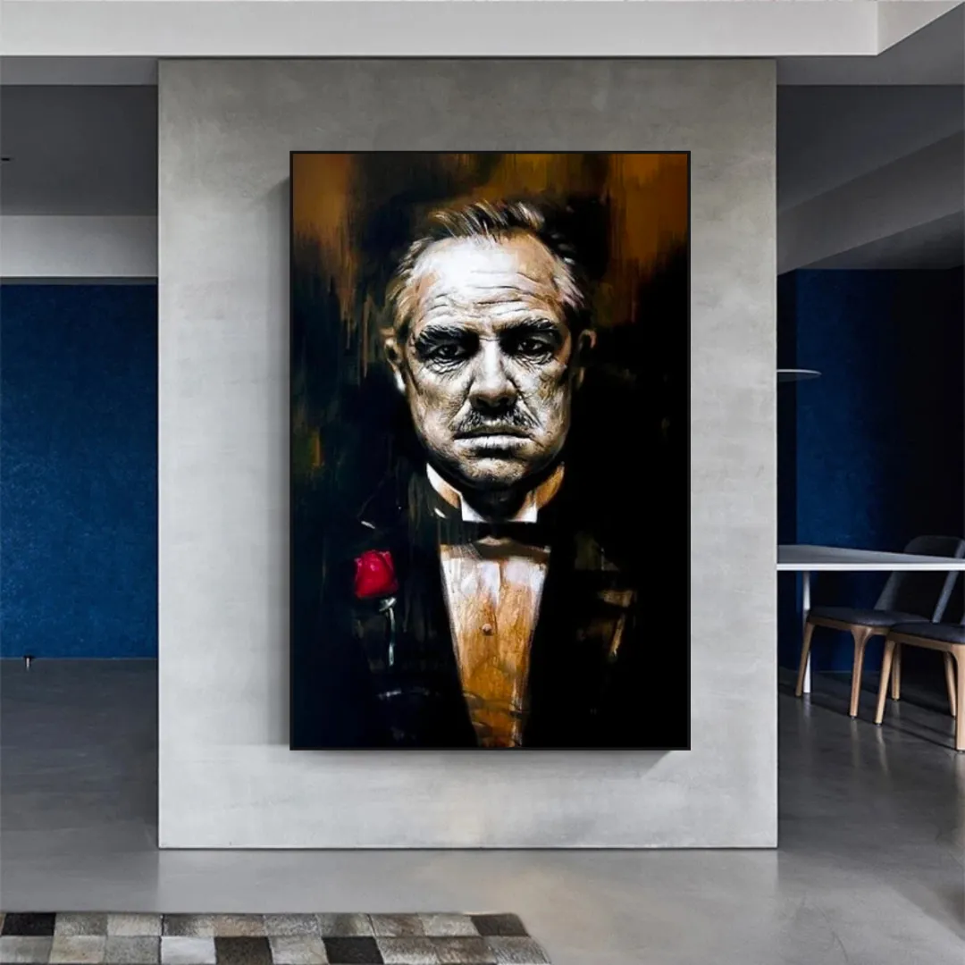 The Godfather Canvas Wall Art - Iconic Movie