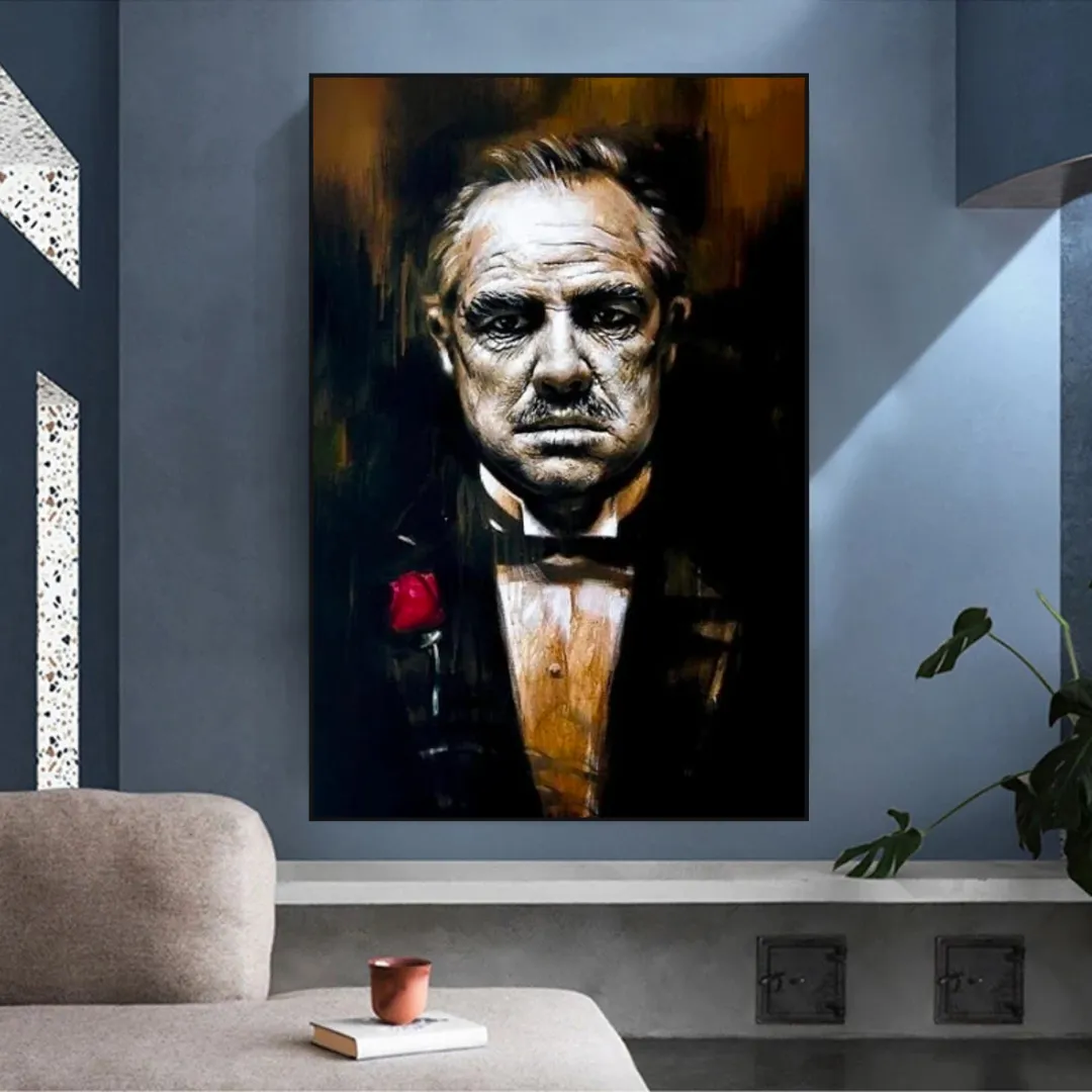 The Godfather Canvas Wall Art - Iconic Movie