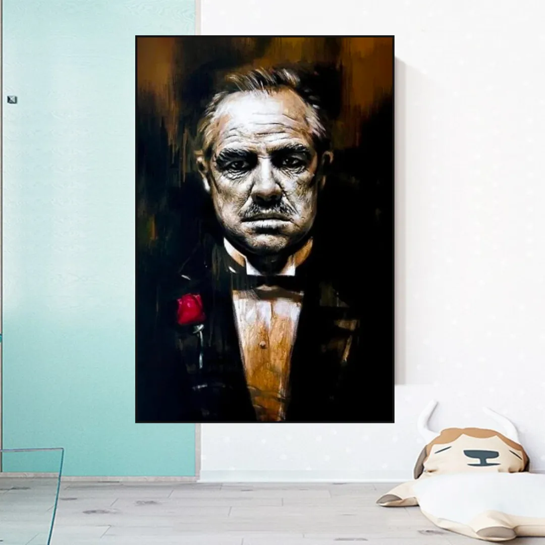 The Godfather Canvas Wall Art - Iconic Movie