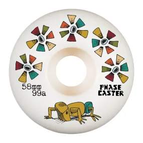 The Heated Wheel - Phasecaster Calyx 58MM 99A Skateboard Wheels