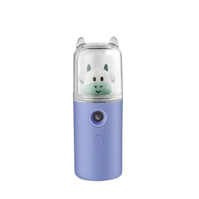 USB Cartoon Animal Rechargeable Mini Face Steamer