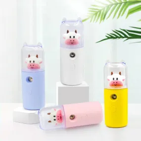 USB Cartoon Animal Rechargeable Mini Face Steamer