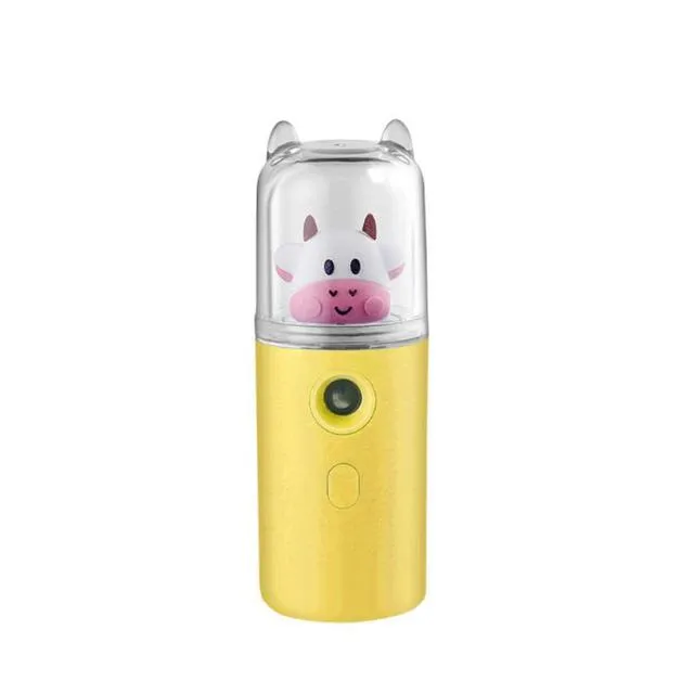 USB Cartoon Animal Rechargeable Mini Face Steamer