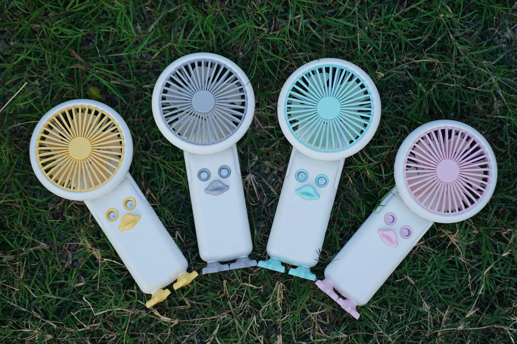 USB rechargeable handheld small mini fan portable pocket fan with three wind power settings for students and adults perfect for summer heat relief