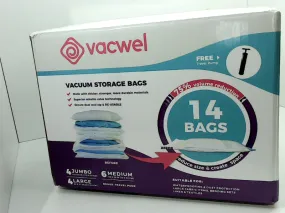 Vacwel Storage Bags Color Clear Size Multiple