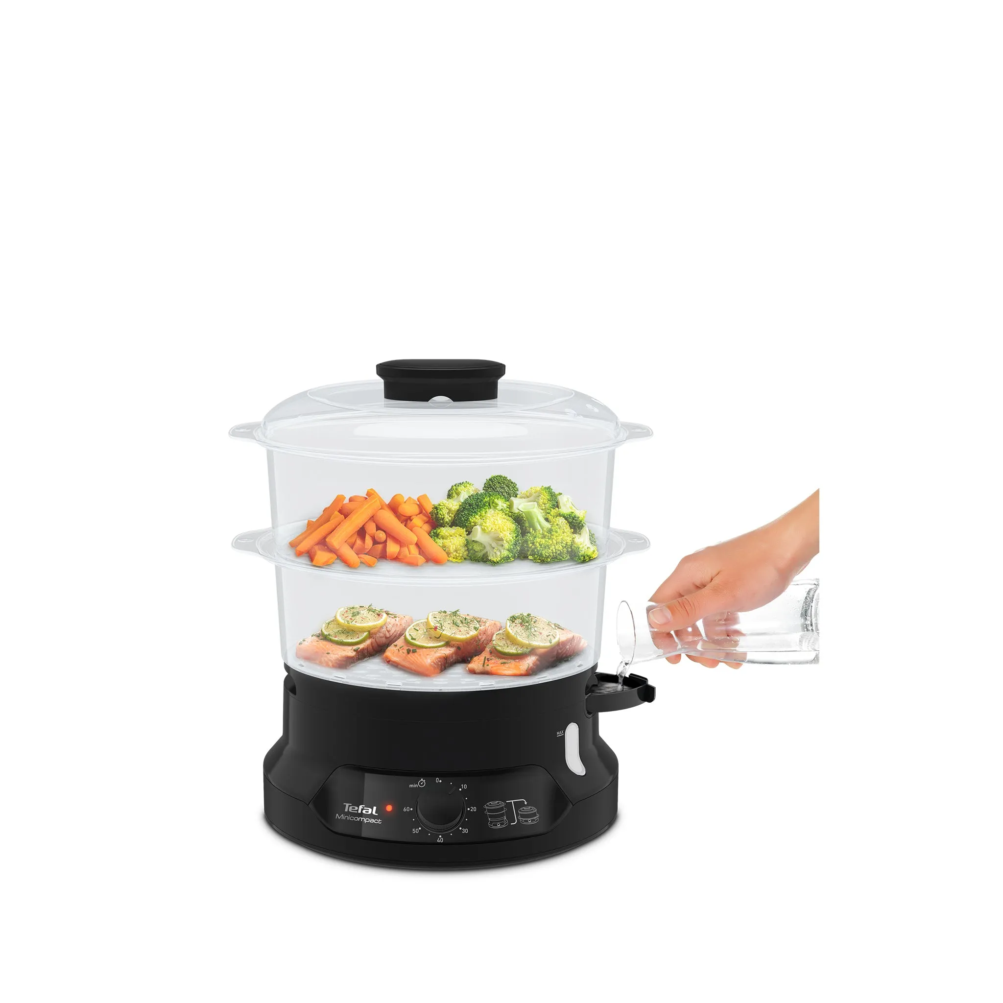 VC139865 TEFAL MINI COMPACT FOOD STEAMER