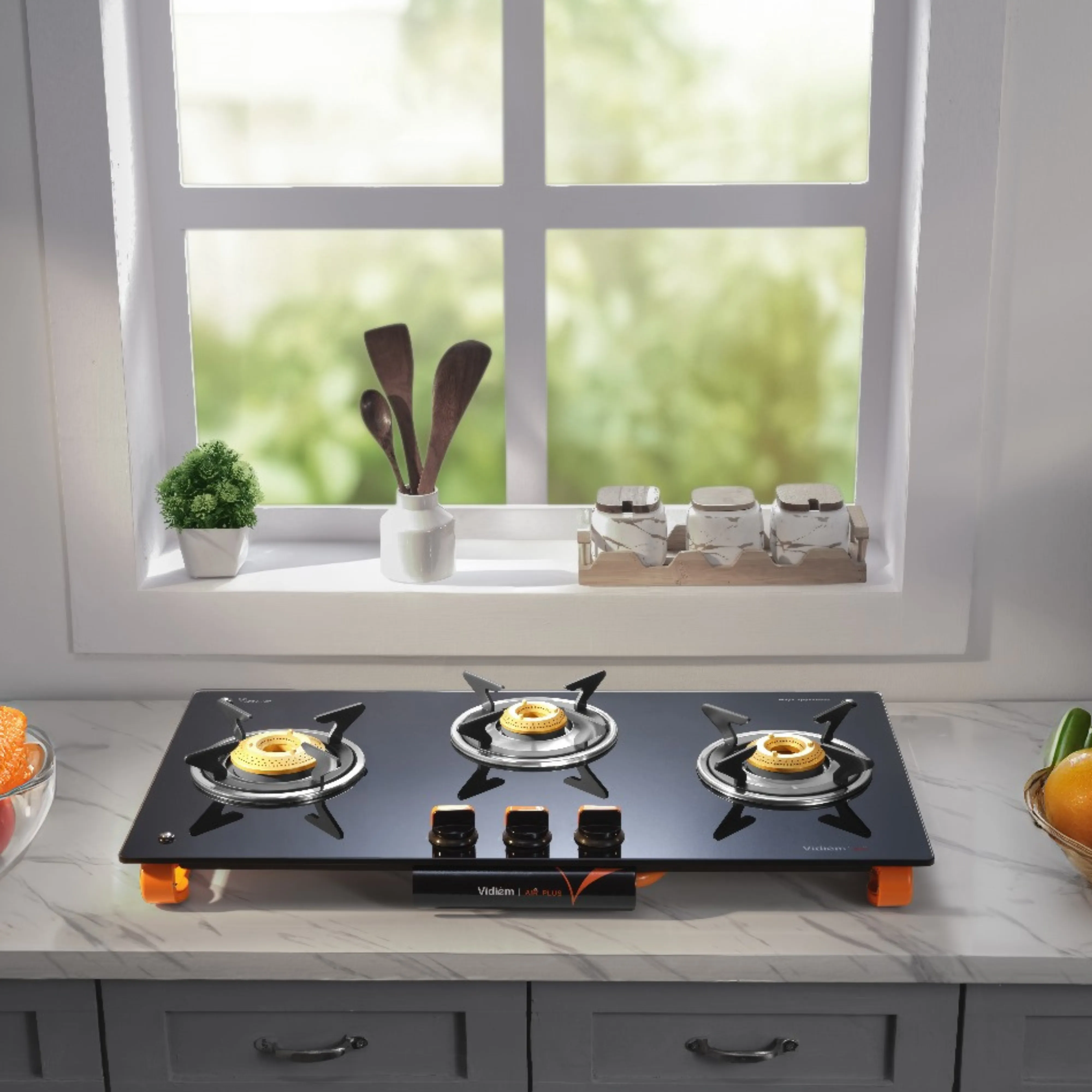 VIDIEM AIR PLUS 3 BURNER GAS STOVE