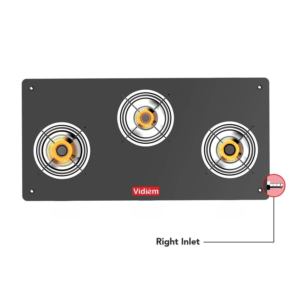 VIDIEM AIR PLUS 3 BURNER GAS STOVE