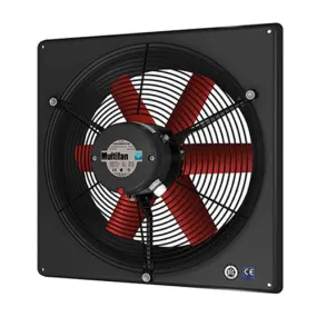 Vostermans Ventilation Inc  V4E25K1M72100 Panel Fan 4E25 IND / 240V / WG