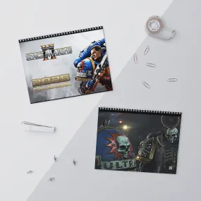 Warhammer 40K Space Marines Wall Calendar (2025) - Sci-Fi Military Art, Gift for Gamers, Geeky Home Decor, Office Wall Organizer, Gaming Fan