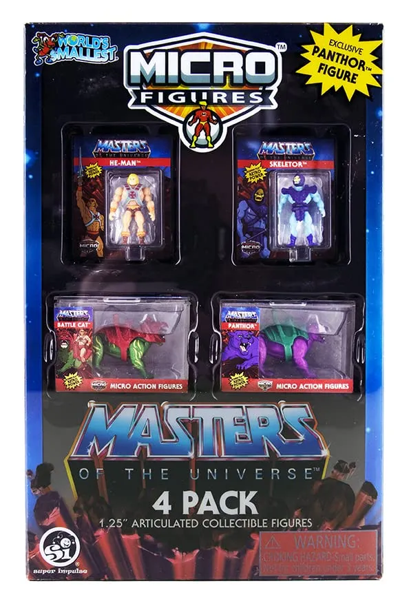 World's Smallest Masters of The Universe Micro Figures Exclusive Collectors Set, Multi